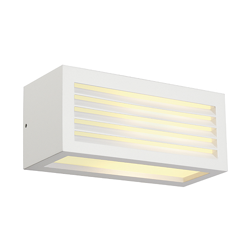 SLV Box-L E27 spaarlamp 18W wand opbouwarmatuur IP44 leverbaar in diverse uitvoeringen