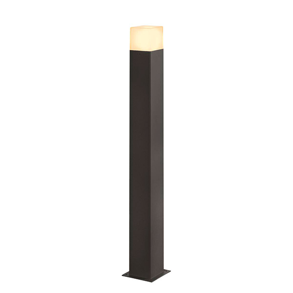SLV 1006184 Grafit 90 vierkant bolderarmatuur E27 11W antraciet IP44