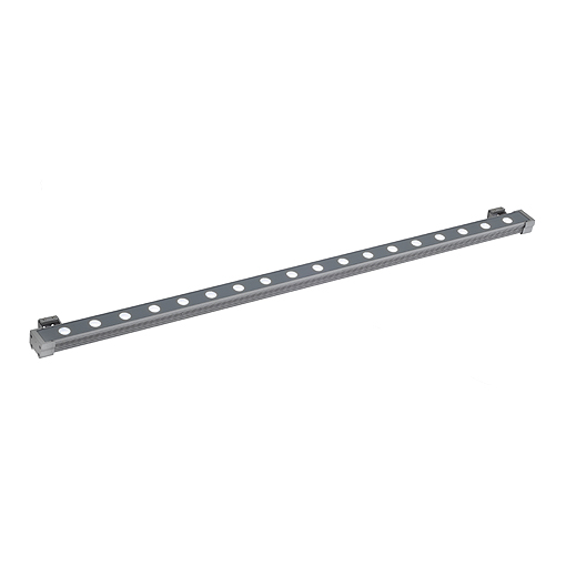 SLV 229481 Galen LED strip 18x1W 24V DC 6500K opbouwarmatuur IP65 aansluitsnoer 1,5m zilvergrijs