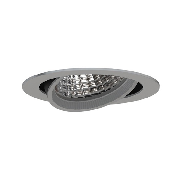 Fulla Large inbouwdownlighter kantel - en draaibaar 38,5W voor vlees 60° grijs