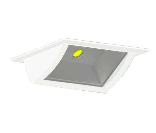 SquareVision 455 Food LED breedstraler 27W 100° reflector inbouwarmatuur kantelbaar vlees wit