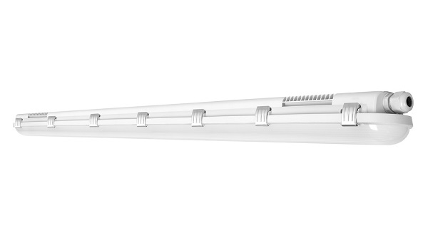 Ledvance Damp Proof  32W 1200mm 3000K kleur 830  IP65 polycarbonaat kap en RVS dekselklemmen