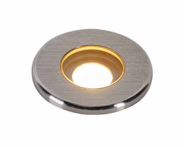 SLV 233540 Dasar LED mini Round edelstaal geborsteld 2W LED 3000K