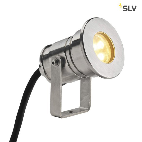 SLV 233570 Dasar Projector LED Pro 7W LED 3000K IP68 RVS
