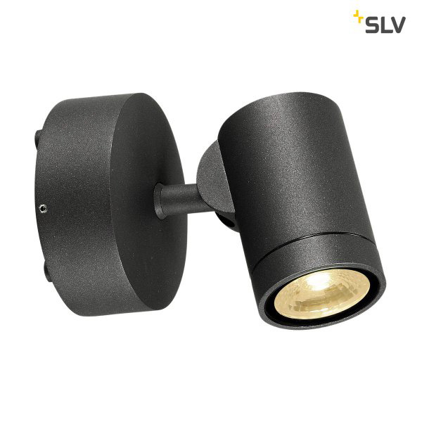 SLV 233245 Helia Wall 8W LED 3000K IP55 antraciet