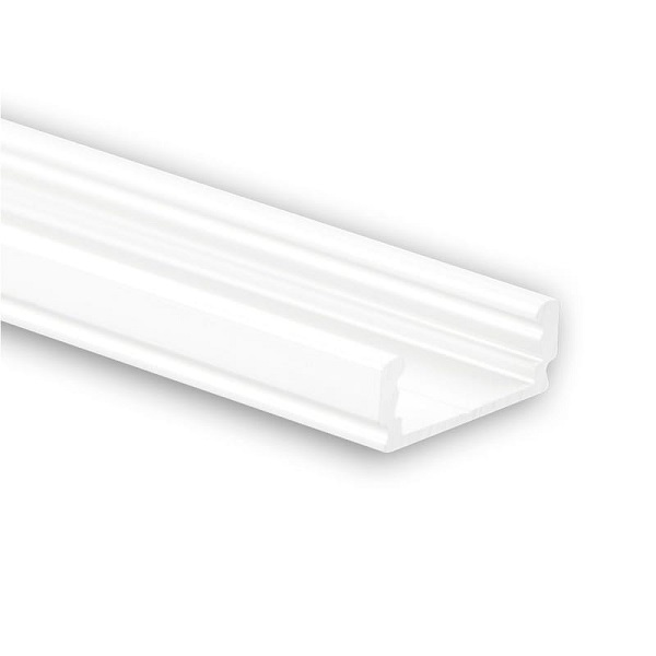 Tronix 8106013 PL1 LED profiel wit voor 12mm brede strips /2m