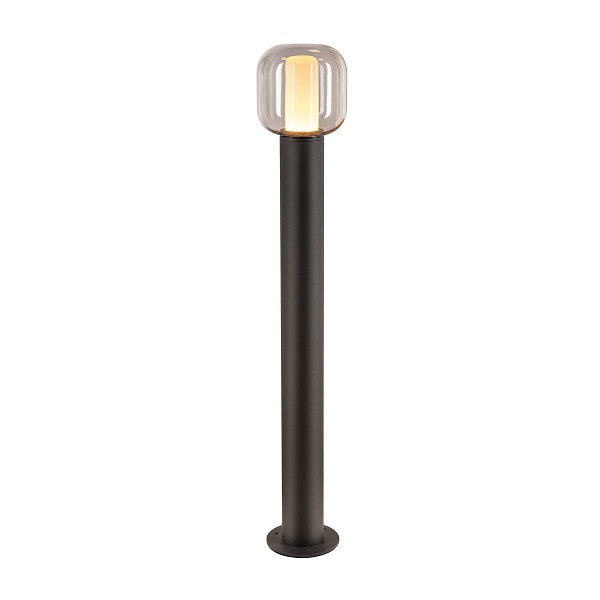 SLV 1004681 Ovalisk 100 LED bolderarmatuur 9W 3000K+4000K kleur 830+840 instelbaar bij installatie met schakelaar antraciet