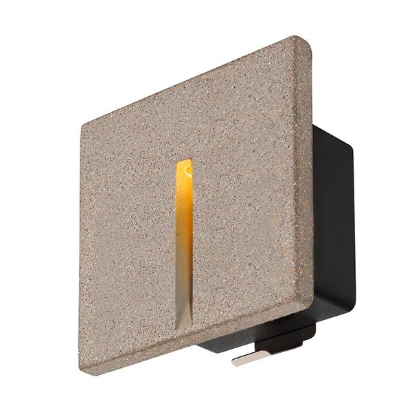 SLV 1006407 Concreto S LED wand inbouwarmatuur 3,2W 3000K kleur 830 niet dimbaar beton IP65