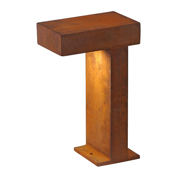 SLV 1006346 Rust Pathlight 40 LED bolderarmatuur 8,8W 3000K kleur 830 niet dimbaar 90° geroest IP55
