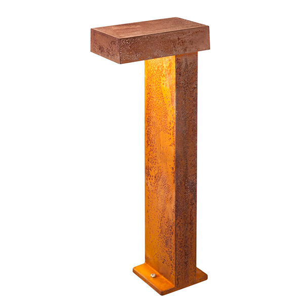 SLV 1006347 Rust Pathlight 70 LED bolderarmatuur 8,8W 3000K kleur 830 niet dimbaar 90° geroest IP55