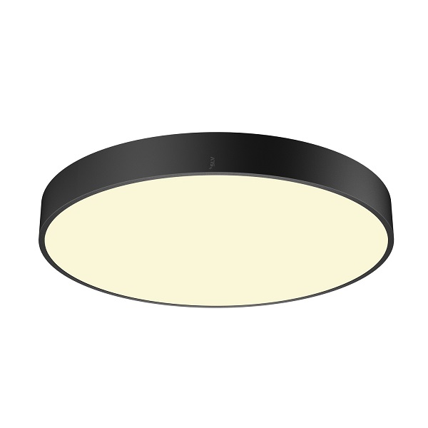 SLV 1007302 Medo Pro 60 LED plafond opbouwarmatuur 39W 930 940 3000K 4000K Dali dimbaar opalen cover zwart