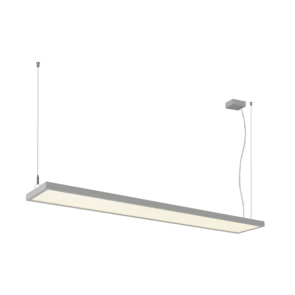 SLV 1007473 Worklight Pro 150 LED pendelarmatuur 59W 840 4000K Dali dimbaar grijs