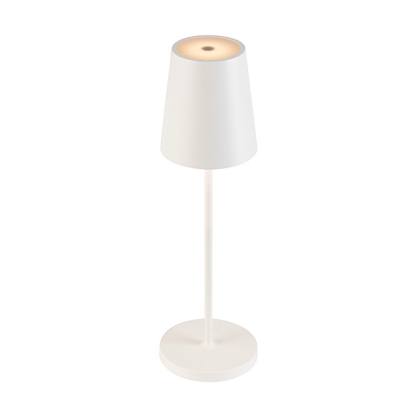 SLV 1007692 Vinolina Two LED tafellamp 2W 822 827 830 2200K 2700K 3000K met accu en laadstation IP65 wit
