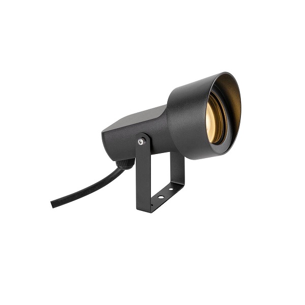 SLV 1008480 Syna Shade SP LED vloer opbouwspot kantelbaar 1xGU10 51mm 10W zwart