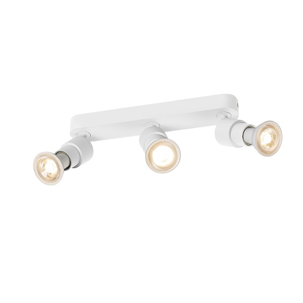 SLV 1008234 Puri 2.0 Basic CW Triple Long LED wand- en plafondopbouwarmatuur 3xGU10 51mm 6W wit