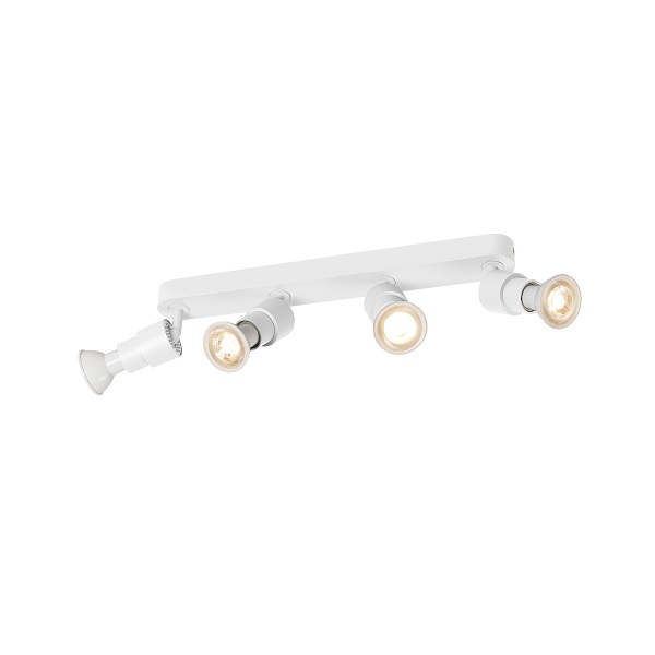 SLV 1008238 Puri 2.0 Basic CW Quadruple Long LED wand- en plafondopbouwarmatuur 4xGU10 51mm 6W wit