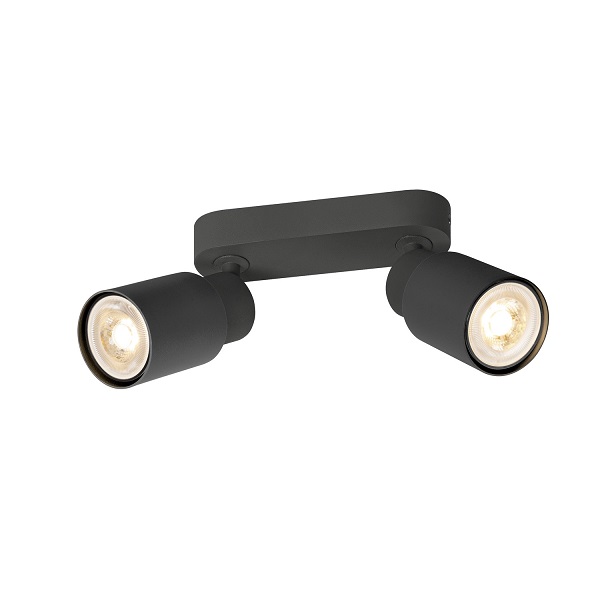 SLV  Puri 2.0 Tube CW Double Long LED wand- en plafondopbouwarmatuur 2xGU10 51mm 6W leverbaar in diverse uitvoeringen