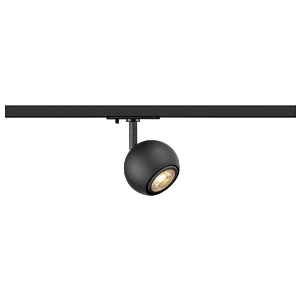 SLV 1008180 Light Eye 90 spot LED armatuur voor 1 fase rail 1xGU10 51mm 6W zwart