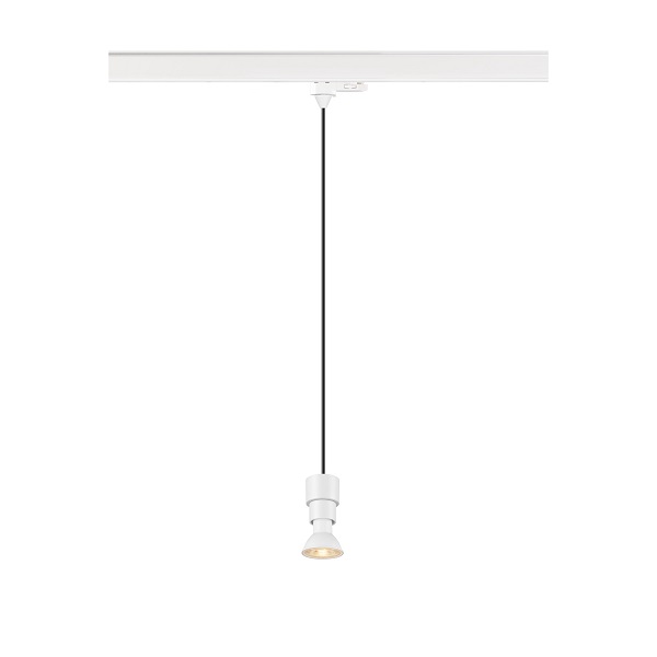 SLV 1008210 Puri 2.0 Basic PD LED pendelarmatuur voor 3 fase rail 1xGU10 51mm 6W wit