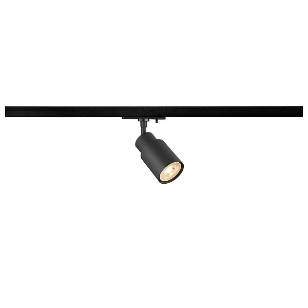 SLV  Puri 2.0 Tube LED armatuur voor 1 fase rail 1xGU10 51mm 6W leverbaar in diverse uitvoeringen