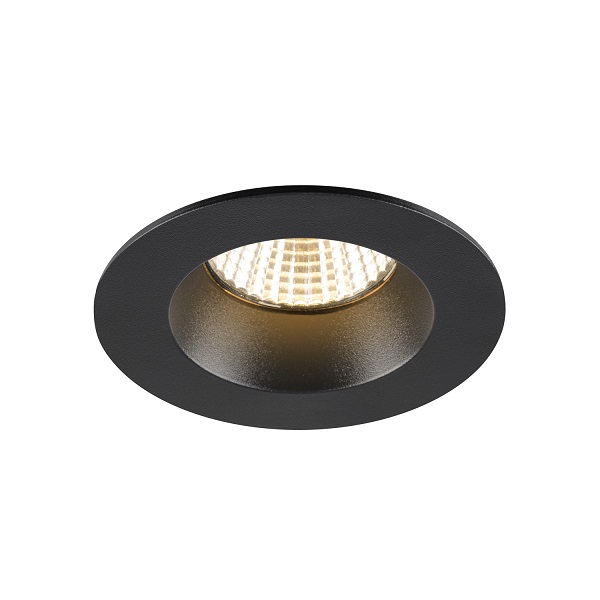 SLV 1007408 New Tria 68 DL Round LED inbouwspot vast 8,3W 930 3000K zwart 38° dimbaar