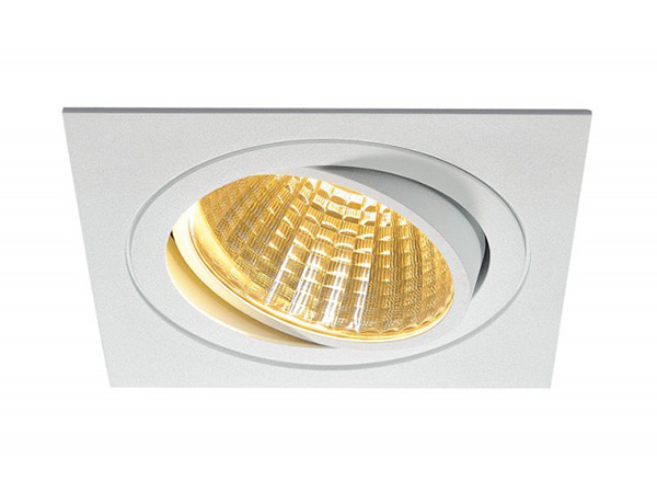 SLV 114281 New Tria LED DL Square set LED 2700K 25W plafond inbouwarmatuur wit