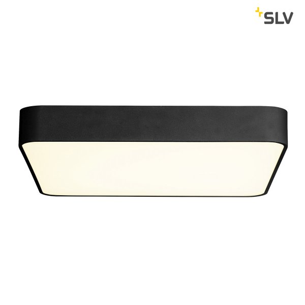 SLV 1000725 Medo 60 LED Square plafondarmatuur 39W 3000K kleur 830 1-10V dimbaar zwart