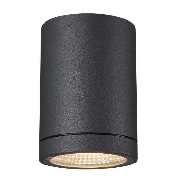 SLV 1003426 ENOLA ROUND S plafond 1xLED 3000/4000K antraciet