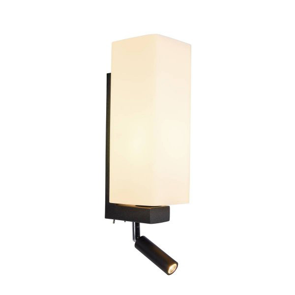 SLV Quadrass E27/LED wandarmatuur leverbaar in diverse uitvoeringen