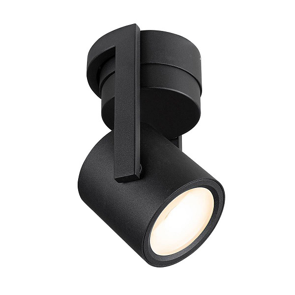 SLV 1004664 Oculus CW LED wand- en plafond opbouwarmatuur 10,5W 3000K-2000K kleur 930-920 Dim To Warm dimbaar zwart