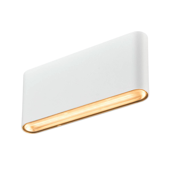 SLV 1007145 Oval 18 LED wand opbouwarmatuur 10W 2700K+3000K kleur 827+830 instelbaar bij installatie niet dimbaar wit IP65