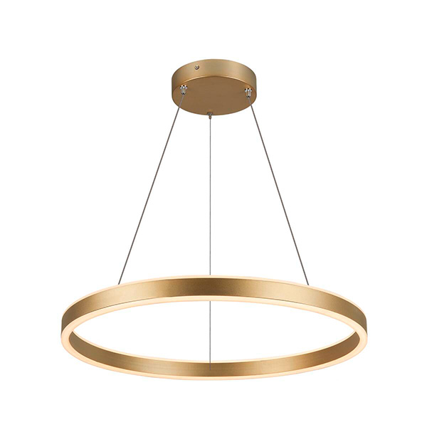 SLV 1005177 One 60 Up/Down LED pendelarmatuur 24W 2700K+3000K kleur 927+930 instelbaar bij installatie dimbaar 130° messing