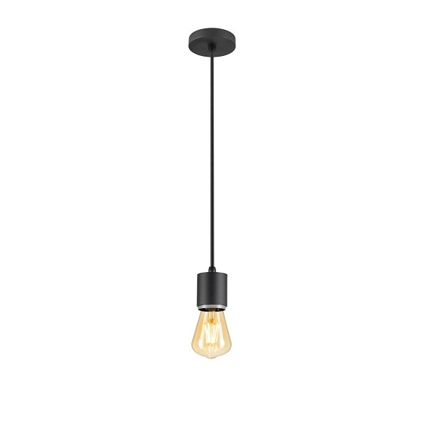 SLV 1010285 Lalu pendel E27 base E27 10W zwart dimbaar