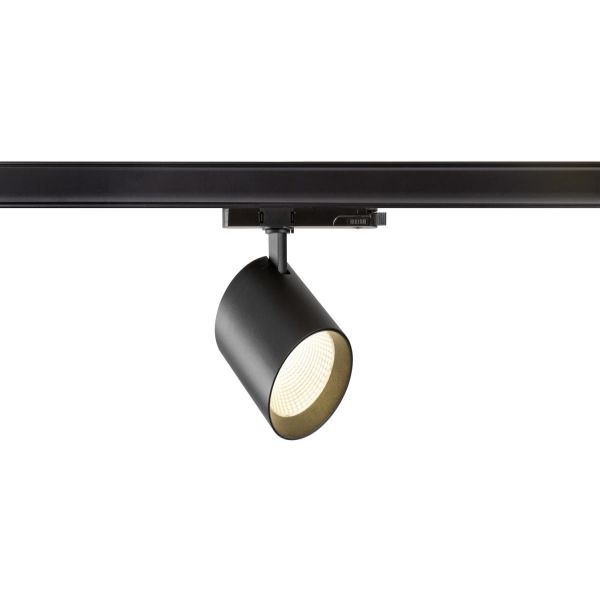 SLV 1008861 Trackspot C LED armatuur voor 3 fase rail 17W 930 3000K zwart 36° niet dimbaar