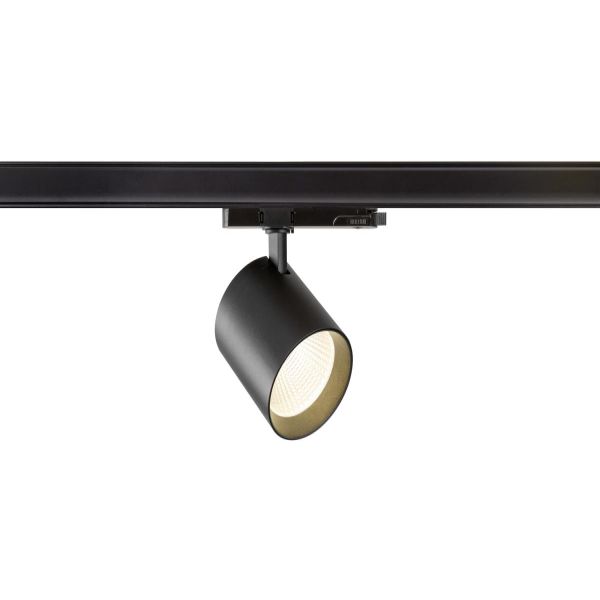 SLV 1008855 Trackspot V LED armatuur voor 3 fase rail 32W 930 3000K zwart 50° niet dimbaar