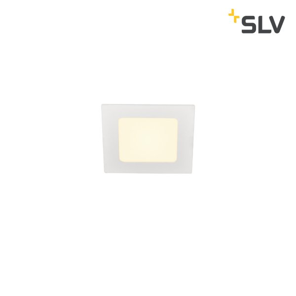 SLV 1003011 Senser 12 Square inbouw 6W LED 3000K wit
