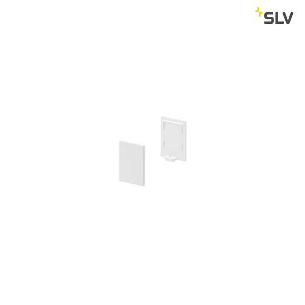 SLV 1000485 Grazia 10 eindkapjes opbouwprofiel std hoog wit /2