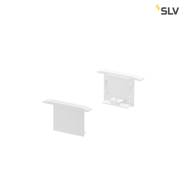SLV 1000557 Grazia 20 eindkapjes inbouwprofiel wit /2