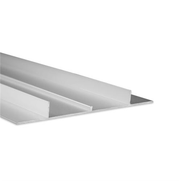 Galaxy 8102047 TBP10 LED gipsbouwprofiel 2m aluminium voor 2 LED strips max. 11mm