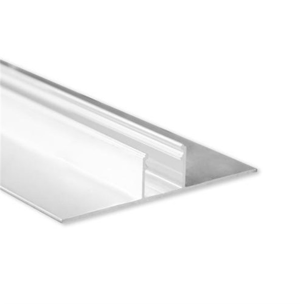 Galaxy 8102051 TBP3 LED gipsbouwprofiel 2m aluminium schaduwvoeg voor LED strips max. 14mm