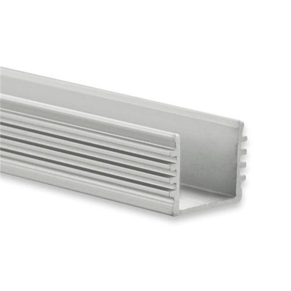 Galaxy 8105201 PL5 LED opbouwprofiel 2m aluminium hoog voor LED strips max. 12mm
