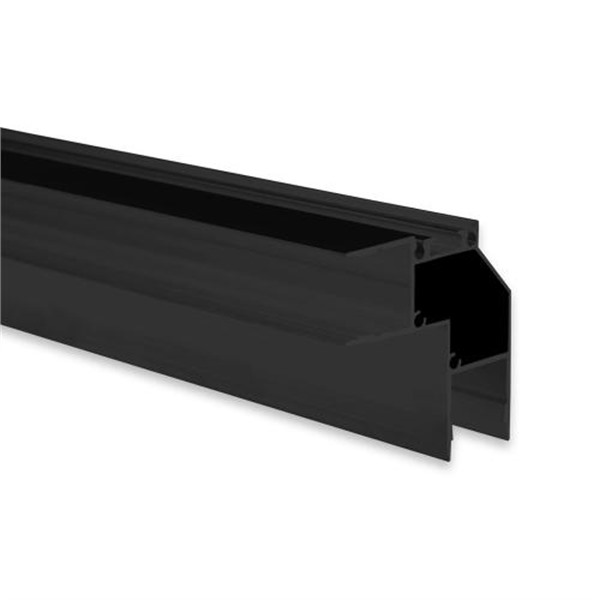 Galaxy 8123164 VA5 LED hoekprofiel 2m zwart RAL9005 indirect voor LED strips max. 16mm