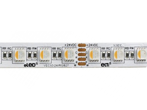 ELT 9955111 eLED VEC50-24-RGB27-24V 120W 24V DC RGBW wit 2700K 5m rol flexibele LEDstrip met 3M plakstrip IP20

