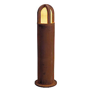 SLV 229432 Rusty Cone 70 E27 11W spaarlamp bolder armatuur IP55 elk armatuur is uniek geroest ijzer