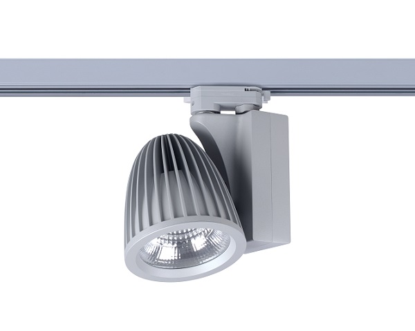The Froxen 3f LED spot SLM 3000lm 31W 4000K kleur 840 38° grijs
Railstraler met universele 3f railadaptor, geïntegreerde LEDdriver en reflector wideflood 38°