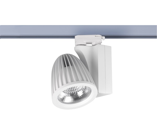 The Froxen 3f LED spot SLM 4500lm 45W 3000K kleur 830 38° wit
Railstraler met universele 3f railadaptor, geïntegreerde LEDdriver en reflector wideflood 38°