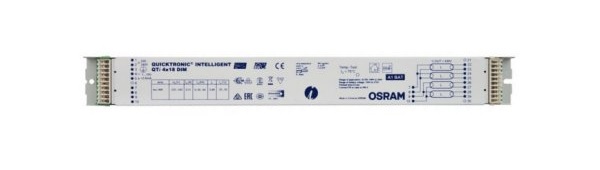 Osram Quicktronic Intelligent QTi 4x18/220-240 DIM elektronisch voorschakelapparaat (EVSA) voor T8 1-10V dim