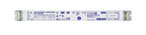 Osram Quicktronic De Luxe HF 1x58/220-240 DIM elektronisch voorschakelapparaat (EVSA) voor T8 1-10V dim