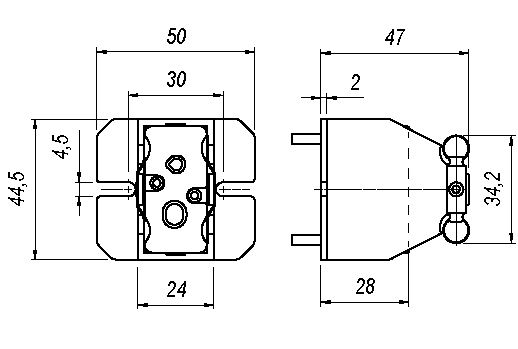 B+W 996 lamphouder GY16