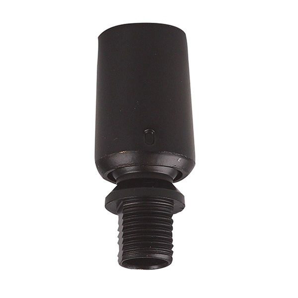 FL kogelgewricht M10x1 bi/bu 16x37mm met stop medium kracht zwart